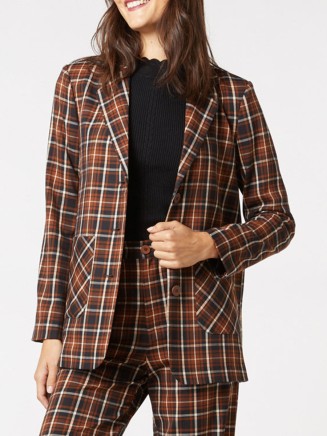 Amber Check Blazer